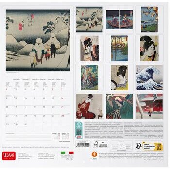 Mini Calendrier 2024 Art Japonais Mini Calendrier 2024 Art Japonais