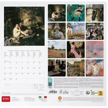 Mini Calendrier 2024 Impressionniste Mini Calendrier 2024 Impressionniste
