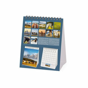 CALENDRIER CHEVALET CHEVAUX 2024 CALENDRIER CHEVALET CHEVAUX 2024