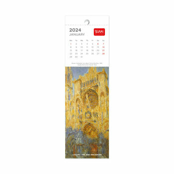 Calendrier marque page 2024 Claude Monet Calendrier marque page 2024 Claude Monet
