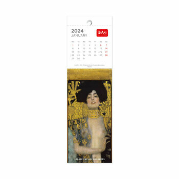 Calendrier marque page 2024 Gustave Klimt Calendrier marque page 2024 Gustave Klimt