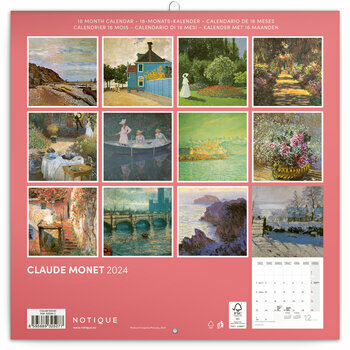 Calendrier 2024 Claude Monet