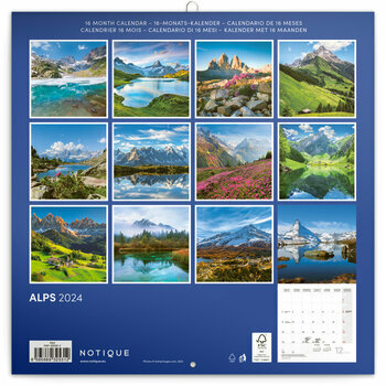 Calendrier 2024 Montagne Les Alpes