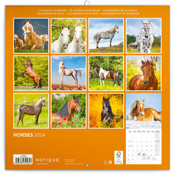 Calendrier 2024 Chevaux