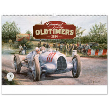 Maxi Calendrier 2024 Voiture course retro Maxi Calendrier 2024 Voiture course retro