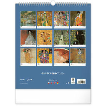 Calendrier 2024 Klimt artiste Calendrier 2024 Klimt artiste