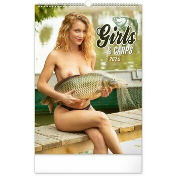 Maxi Calendrier 2024 Sexy Femme Carpe Pêche