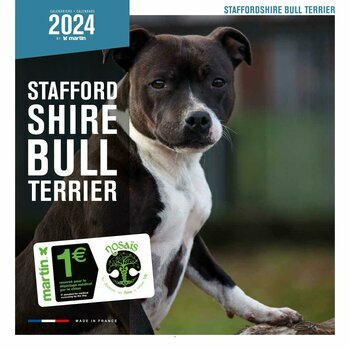 Calendrier 2024 Staffordshire bull terrier Calendrier 2024 Staffordshire bull terrier