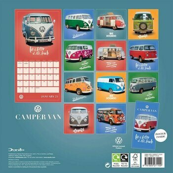 Calendrier 2024 Combi campers volkswagen