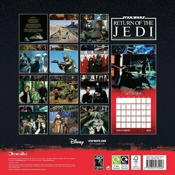 Calendrier 2024 Star Wars classique Retour du Jedi