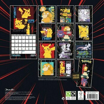 Calendrier 2024 Pokemon