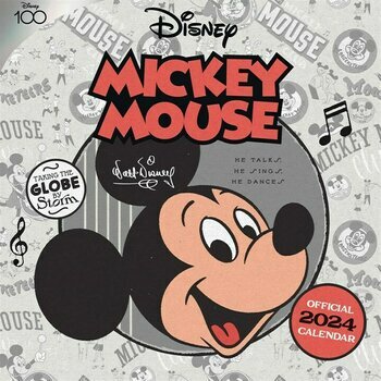 Calendrier 2024 Mickey mouse rétro