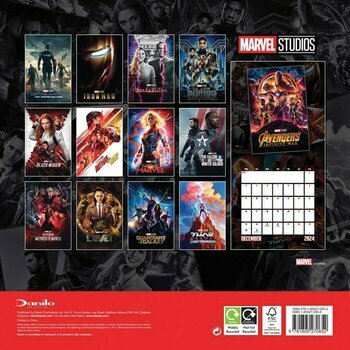 Calendrier 2024 Héros Disney Marvel 