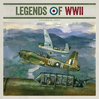 Calendrier 2024 Avion militaire seconde guerre mondiale Calendrier 2024 Avion militaire seconde guerre mondiale