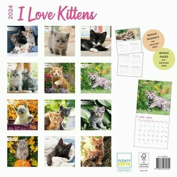 Calendrier 2024 J'aime les Chatons Calendrier 2024 J'aime les Chatons