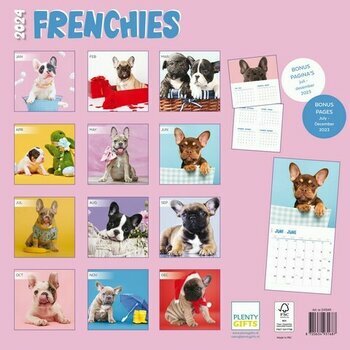 Calendrier 2024 Bouledogue français Studio