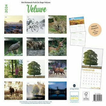 Calendrier de bureau Wildlife 2024 