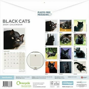 Calendrier 2024 Chats Noirs Calendrier 2024 Chats Noirs
