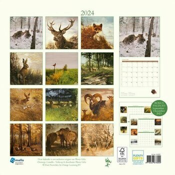 Calendrier 2024 Rien Poortvliet nature Calendrier 2024 Rien Poortvliet nature