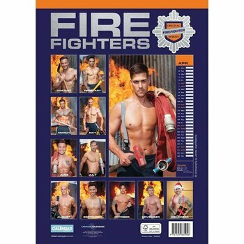 Calendrier 2024 Pompier Sexy A3 Calendrier 2024 Pompier Sexy A3