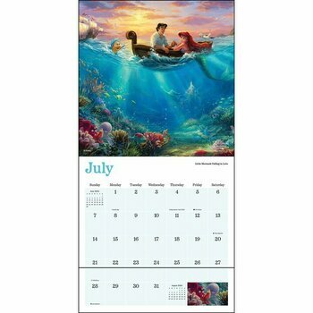Mini calendrier 2024 Thomas Kinkade Disney Mini calendrier 2024 Thomas Kinkade Disney