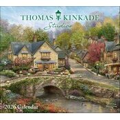 Calendrier 2026 mural Thomas Kinkade dition de luxe Village