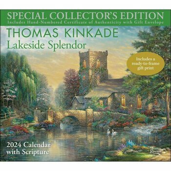 Calendrier 2024 Thomas Kinkade édition collector 