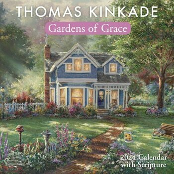 Calendrier 2024 Thomas Kinkade jardin