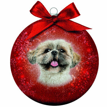 Boule de noël Shih Tzu