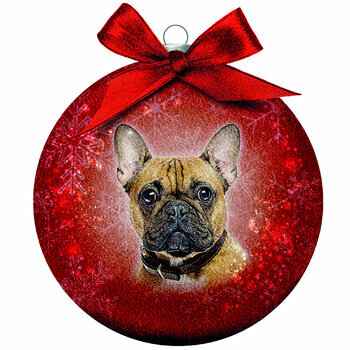 Boule de noël Bouledogue Français