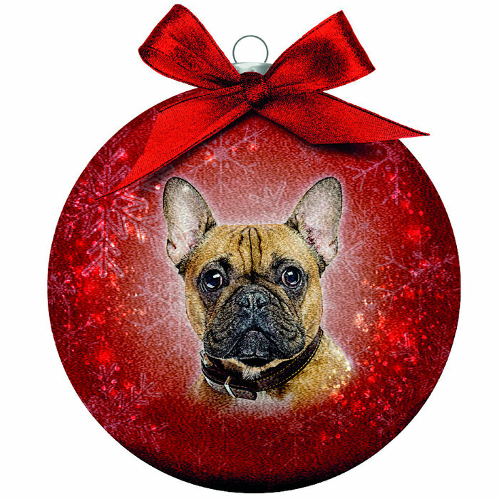 Boule de nol Bouledogue Franais