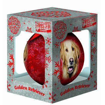 Boule de noël Golden Retriever