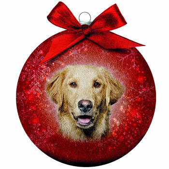 Boule de noël Golden Retriever