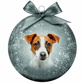 Boule de noël Jack Russell terrier