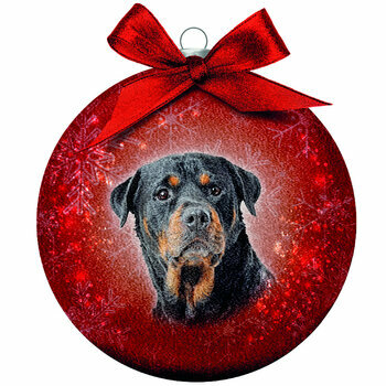 Boule de noël Rottweiler