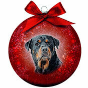 Boule de nol Rottweiler