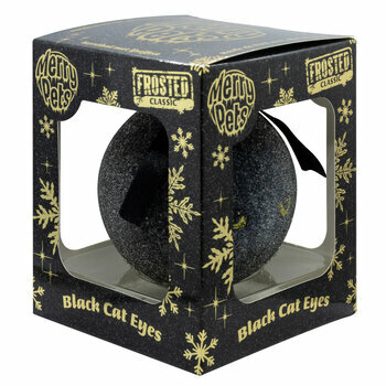 Boule de noël Chat yeux noir