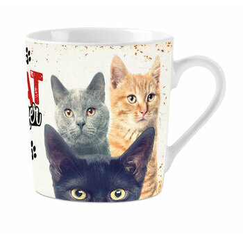 Mug Chat Trio Noir Roux et Gris Mug Chat Trio Noir Roux et Gris