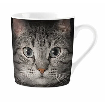 Mug Chat Gris tigré Yeux