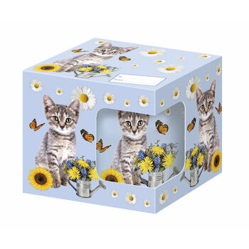 Mug Chaton tigré gris fleur Mug Chaton tigré gris fleur