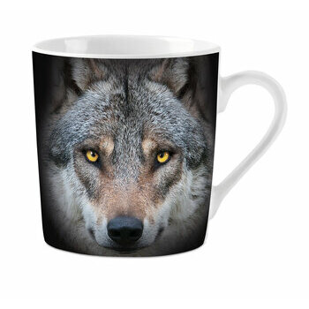 Mug Loup noir Tête 