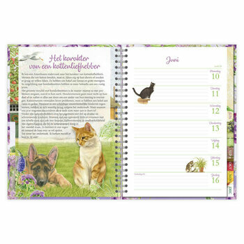  AGENDA Dessin Chaton Francien Katten 2024