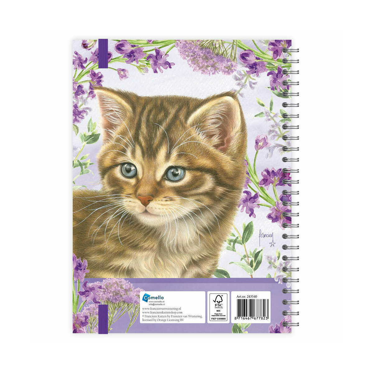AGENDA Dessin Chaton Francien Katten 2024