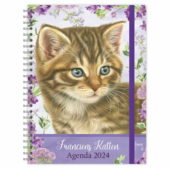  AGENDA Dessin Chaton Francien Katten 2024