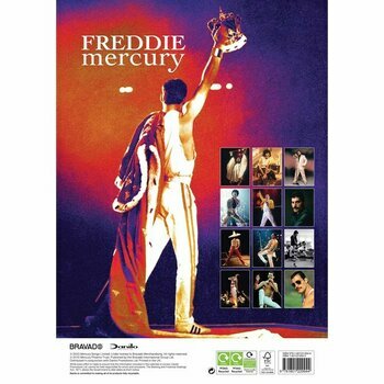 Calendrier 2024 Freddie Mercury format A3