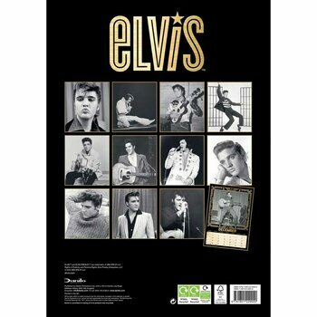 Calendrier 2024 Elvis Presley format A3