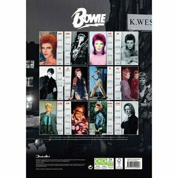 Calendrier 2024 David Bowie format A3 Calendrier 2024 David Bowie format A3