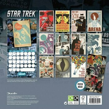 Calendrier 2024 Star trek retro Calendrier 2024 Star trek retro