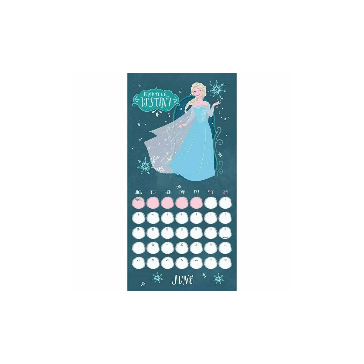 calendrier 2024 Reine des neiges disney