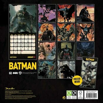 Calendrier 2024 Batman Calendrier 2024 Batman